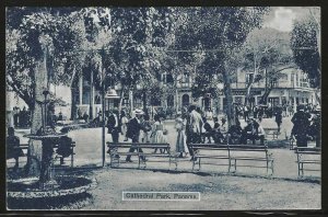 Cathedral Park, Panama, Early Postcard, Unused