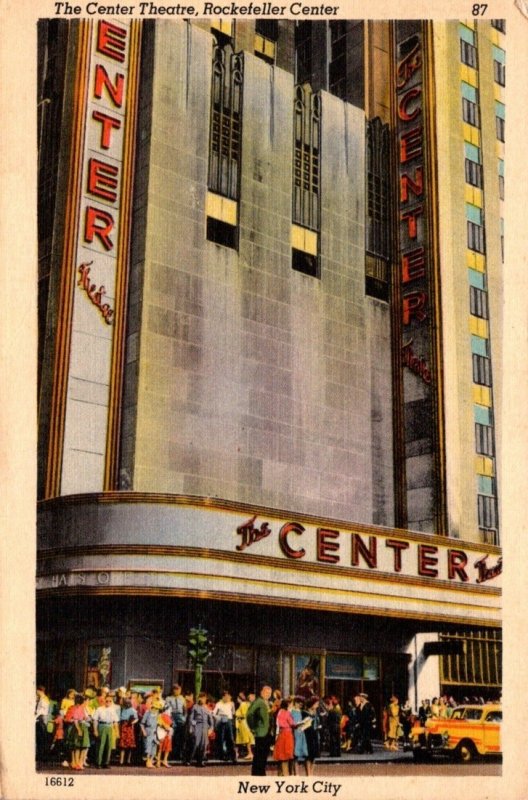 New York City Rockefeller Center The Center Theatre