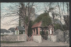 Sussex Postcard - Lych Gate, Rustington Church, Near Littlehampton   RS305