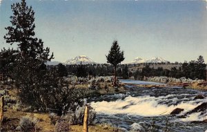 Three Sisters between Bend to the East and Eugene - Bend, Oregon OR  