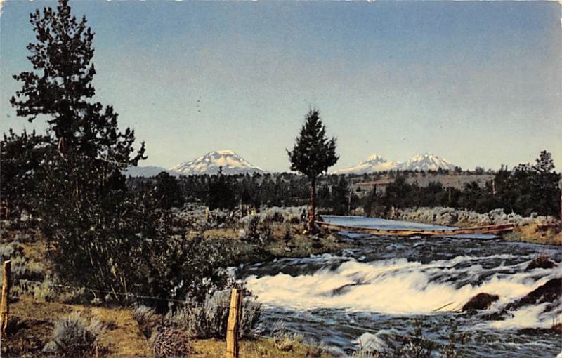 Three Sisters between Bend to the East and Eugene - Bend, Oregon OR