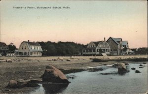 MONUMENT BEACH MA Phinney's Point c1910 Postcard