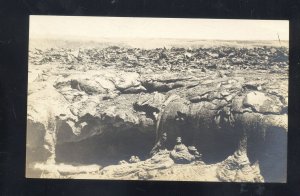 RPPC HAWAII TERRITORY NATIONAL PARK PETE'S PICTURE FRAME REAL PHOTO POSTCARD