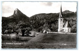 1960 Tegernsee Kreuth Bavaria Germany Posted Vintage RPPC Photo Postcard