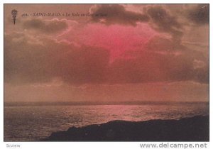 SAINT-MALO, LA Rade au clair ae lune, Ille et Vilaine, France, 00-10s