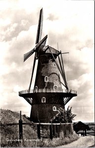 Netherlands Gorinchem Korenmolen Vintage RPPC 09.76