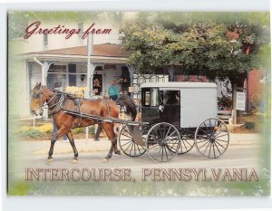 Postcard Greetings from Intercourse, Pennsylvania