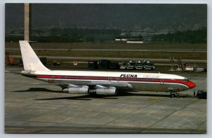 VIntage Airline Airplane Postcard - Pluna Uruguay - Boeing B-707-321B