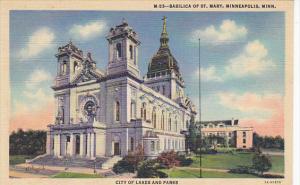 Basilica of St Mary Minneapolis Minnesota Curteich