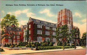 Postcard SCHOOL SCENE Ann Arbor Michigan MI AM2655