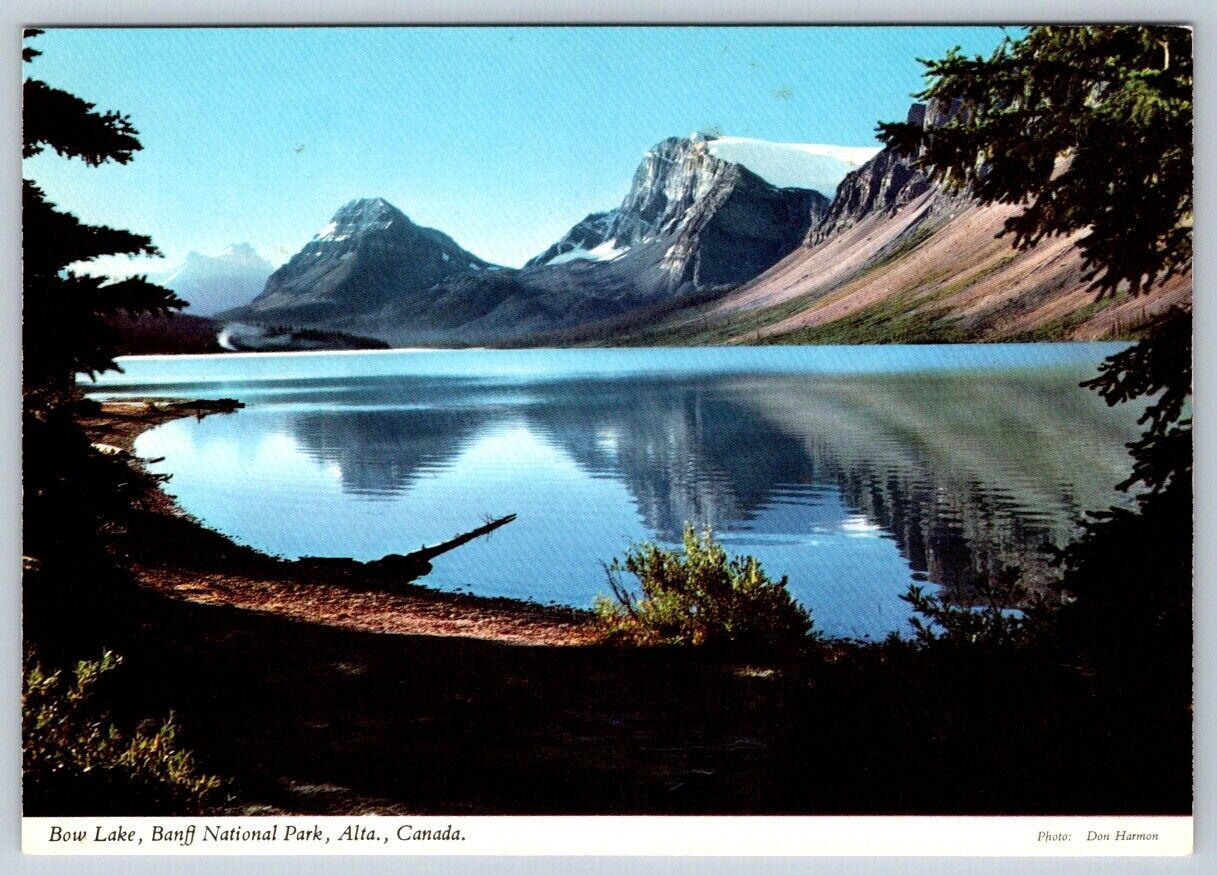 Bow Lake Crowfoot Mountain Banff National Park Alberta Don Harmon