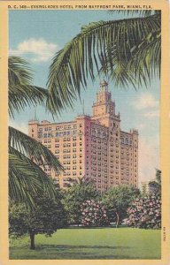 Florida Miami Everglades Hotel From Bayfront Park