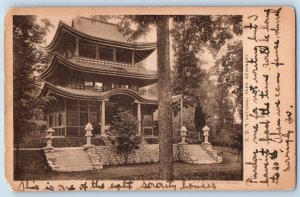 Forest Glen Maryland MD Postcard National Park Seminary College Sorority House