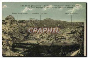 Old Postcard The Provence Baux scenic southwestern section is shooting behind...