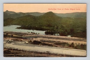 Birds Eye View of Pedro Miguel Lock Panama Canal Panama UNP DB Postcard L14