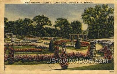 Rose Gardens, Loose Park in Kansas City, Missouri