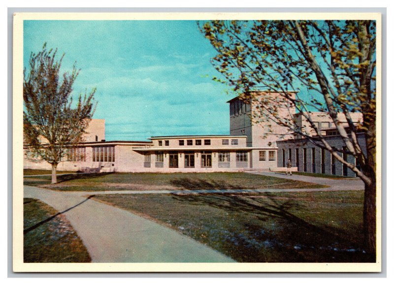 Library And High School Boys Town Nebraska ©1956 Postcard Continental View Card