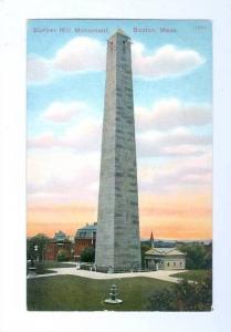 LP98 Boston, Massachusetts, MA, Postcard, Bunker Hill 