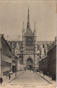 CPA AMIENS Cathedrale Portail de la Vierge Doree (117264)