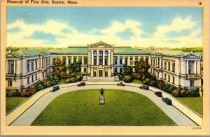 Vintage Museum of Fine Arts Boston Massachusetts MA Postcard