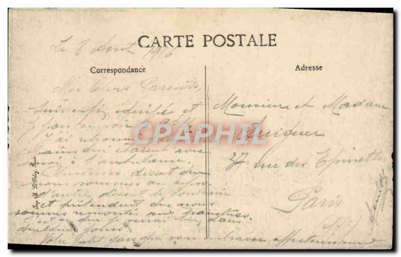 Old Postcard Saint Dizier Chateau