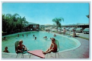 c1960 Sun Valley Motor Hotel Old Spanish Trail Exterior Houston Texas Postcard