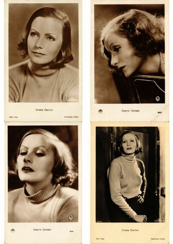 GRETA GARBO FILM STAR ENTERTAINMENT COLLECTION 130 CPA (L2496)