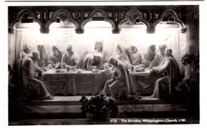 Real Photo,  Reredos, Whippingham Church, Isle of Wight