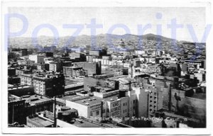 RPPC BIRDSEYE VIEW OF SAN SAN FRANCISCORANCISCO