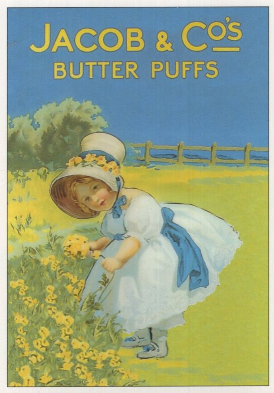 Jacob & Co Butter Puffs Poster Advertising Postcard