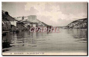 Modern Postcard Corsica Corsica Bonifacio View from dock