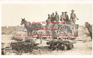 Mexico Border War, RPPC, US Soldiers Disposing of the Battlefield Dead, Horne