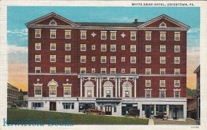 Postcard White Swan Hotel Uniontown PA