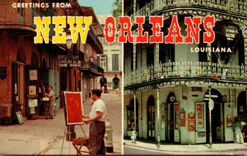 Louisiana New Orleans Greetings 1967