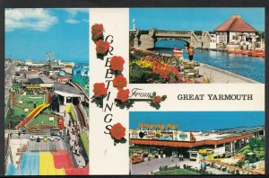 Norfolk Postcard - Greetings From Great Yarmouth  DR648