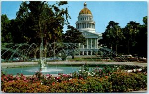 M-29871 State Capitol and Fountain Sacramento California