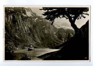 241201 NORWAY Naerofjord ship Vintage photo postcard