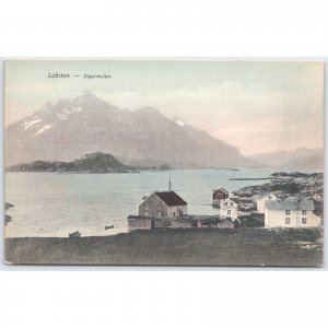 Postcard Lofoten Digermulen Norway Scenic View