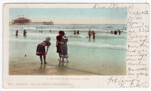 In The Surf At Old Orchard, Maine