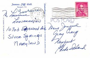 Postcard WATER SCENE Newport Rhode Island RI AS2602