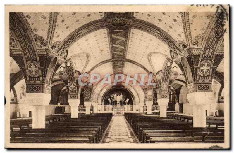 Old Postcard Lisieux Basilica Crypt