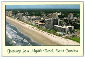 1994 Greetings From Myrtle Beach South Carolina SC Posted Vintage Postcard
