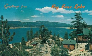 USA California Big Bear Lake Vintage Postcard 07.97