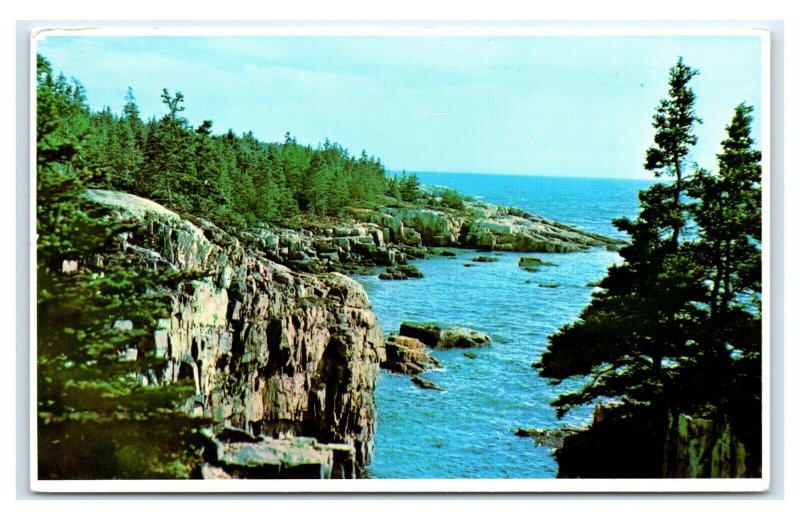 Postcard Schoodic Point, Acadia National Park, Maine ME Z7