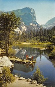 Mirror Lake and Mt. Watkins Yosemite National Park CA