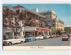 Postcard Downtown Bay Street, Nassau, Bahamas