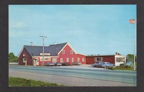 ME Maine Textile Center Store BELFAST MAINE Postcard