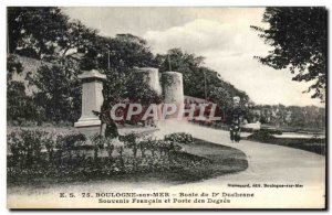Old Postcard Boulogne Sur Mer Dr. Duchesne Bust french Remembrance and wears ...