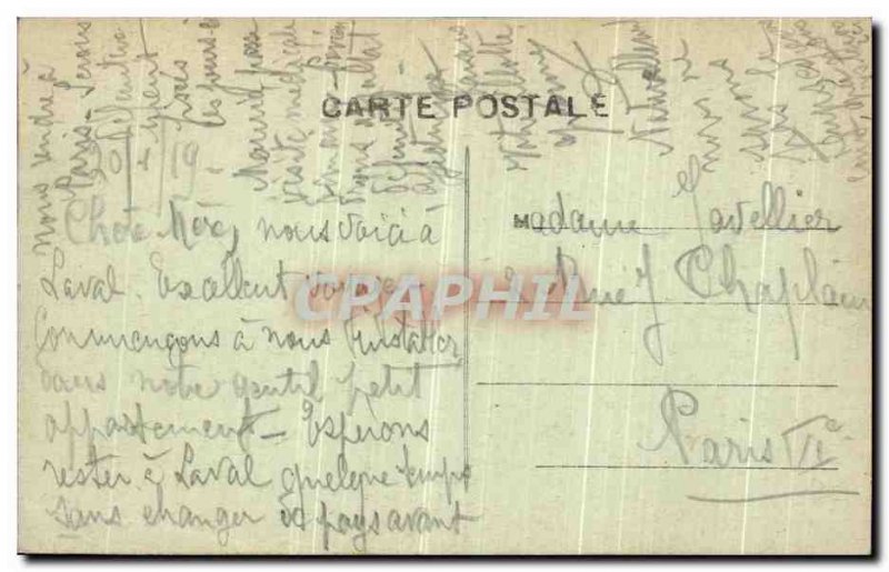 Old Postcard Laval Old Bridge