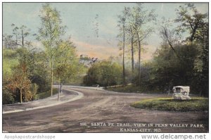 Missouri Kansas City Santa Fe Trail View In Penn Vallet Park 1912